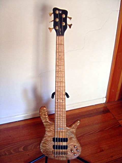 This is my other Warwick custom made bass.